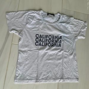 White "CALIFORNIA" T-shirt